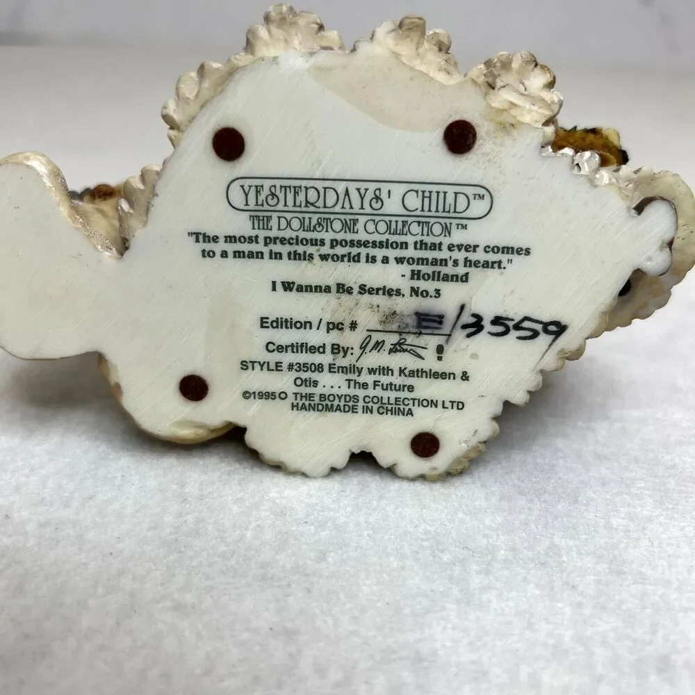 Vintage Boyd's Bears Yesterday's Child Doll Figurine